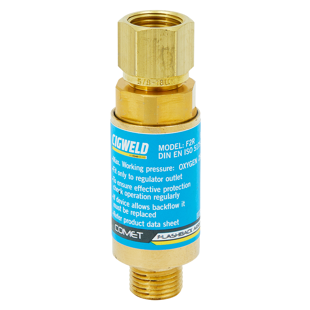 COMET Flashback Arrestors - F2 Fixed Mounted or Quick Connect