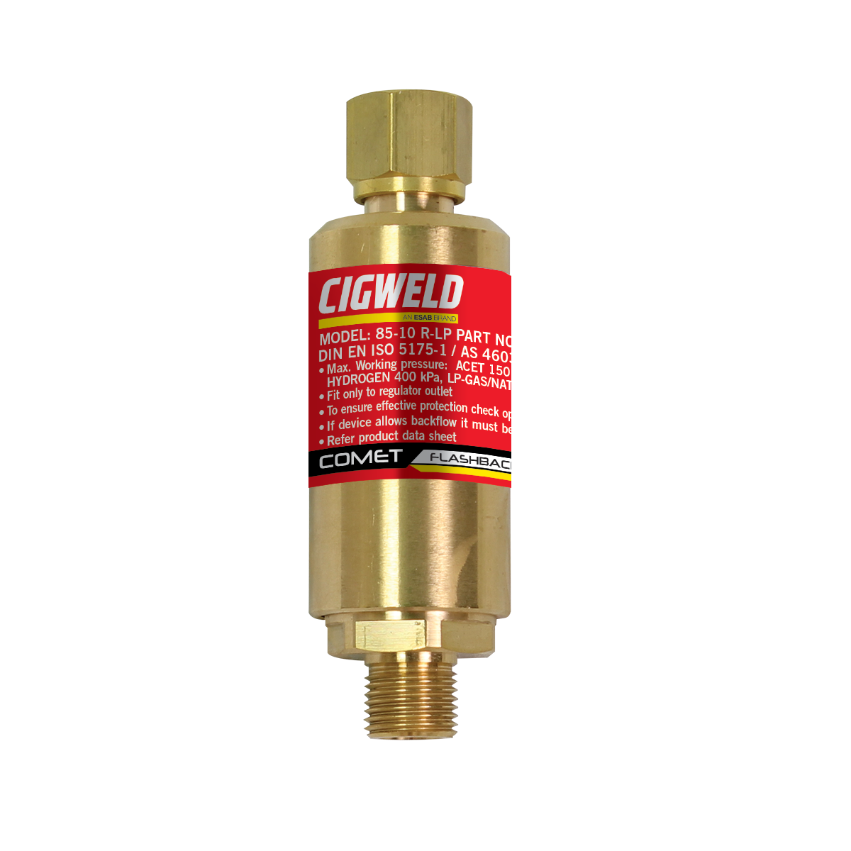 COMET Flashback Arrestors - 85-10 Range