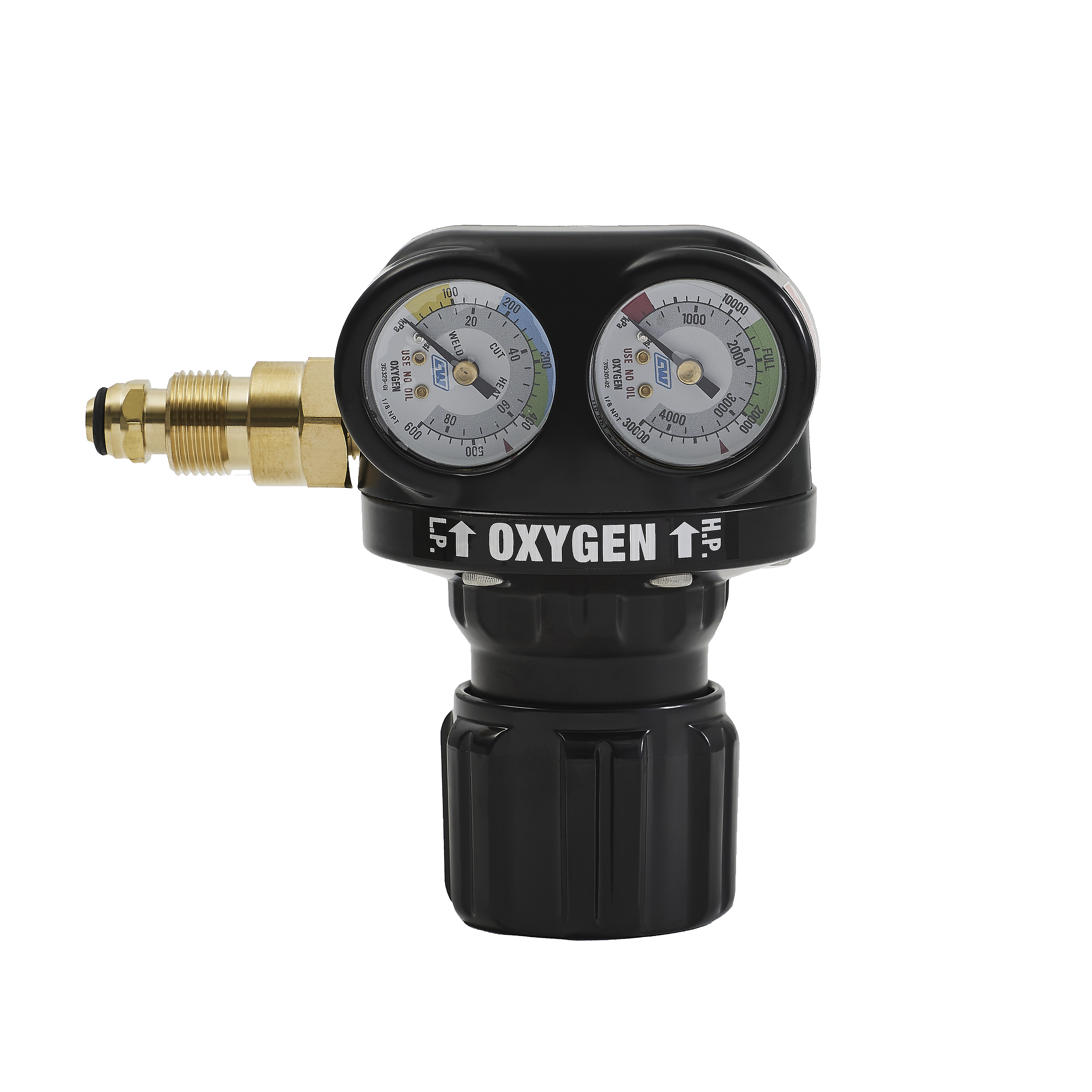 COMET EDGE ESV4 Oxygen Regulator with GasGuard, Vertical Inlet (VI),400kPa