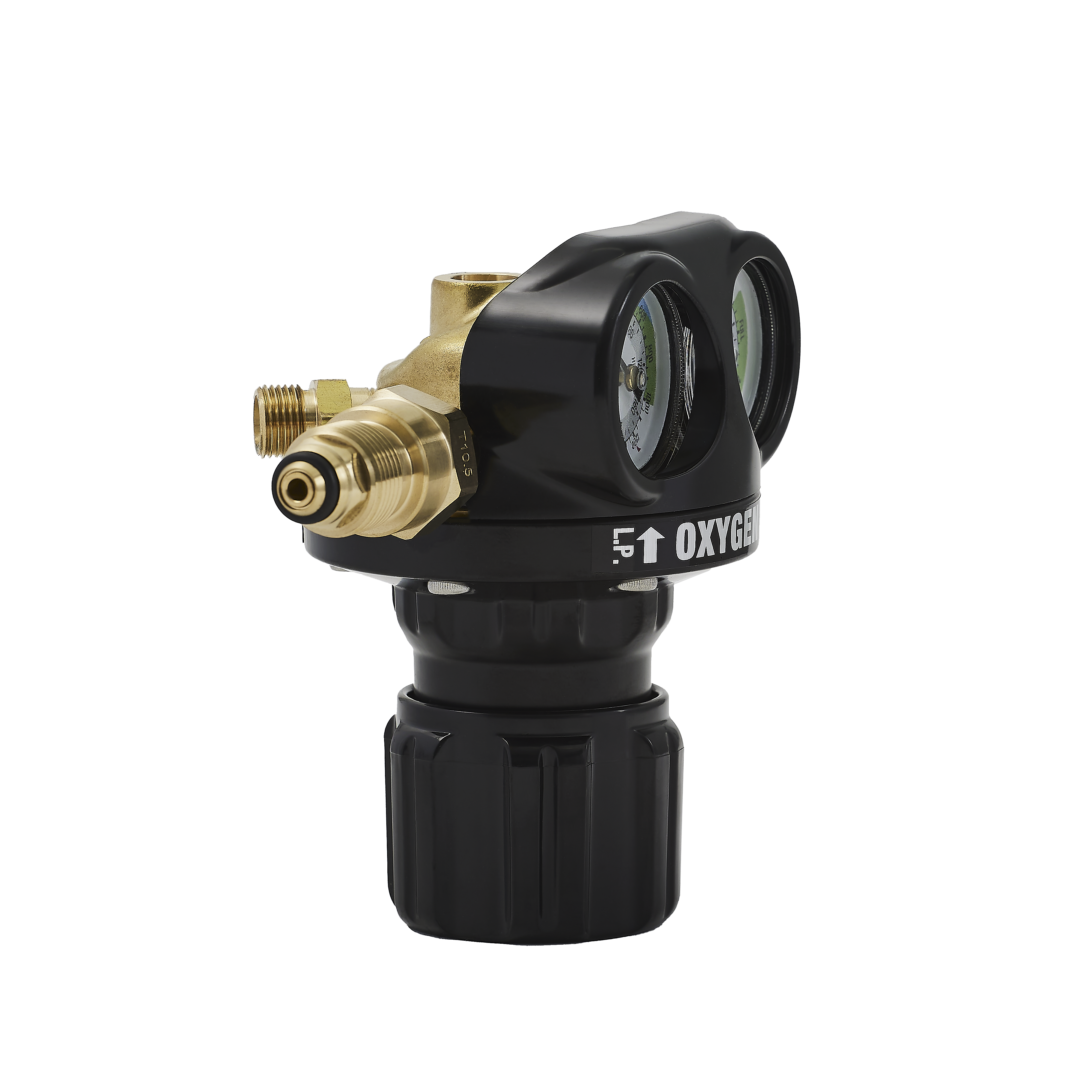 COMET EDGE ESV4 Oxygen Regulator with GasGuard, Vertical Inlet (VI),1000kPa