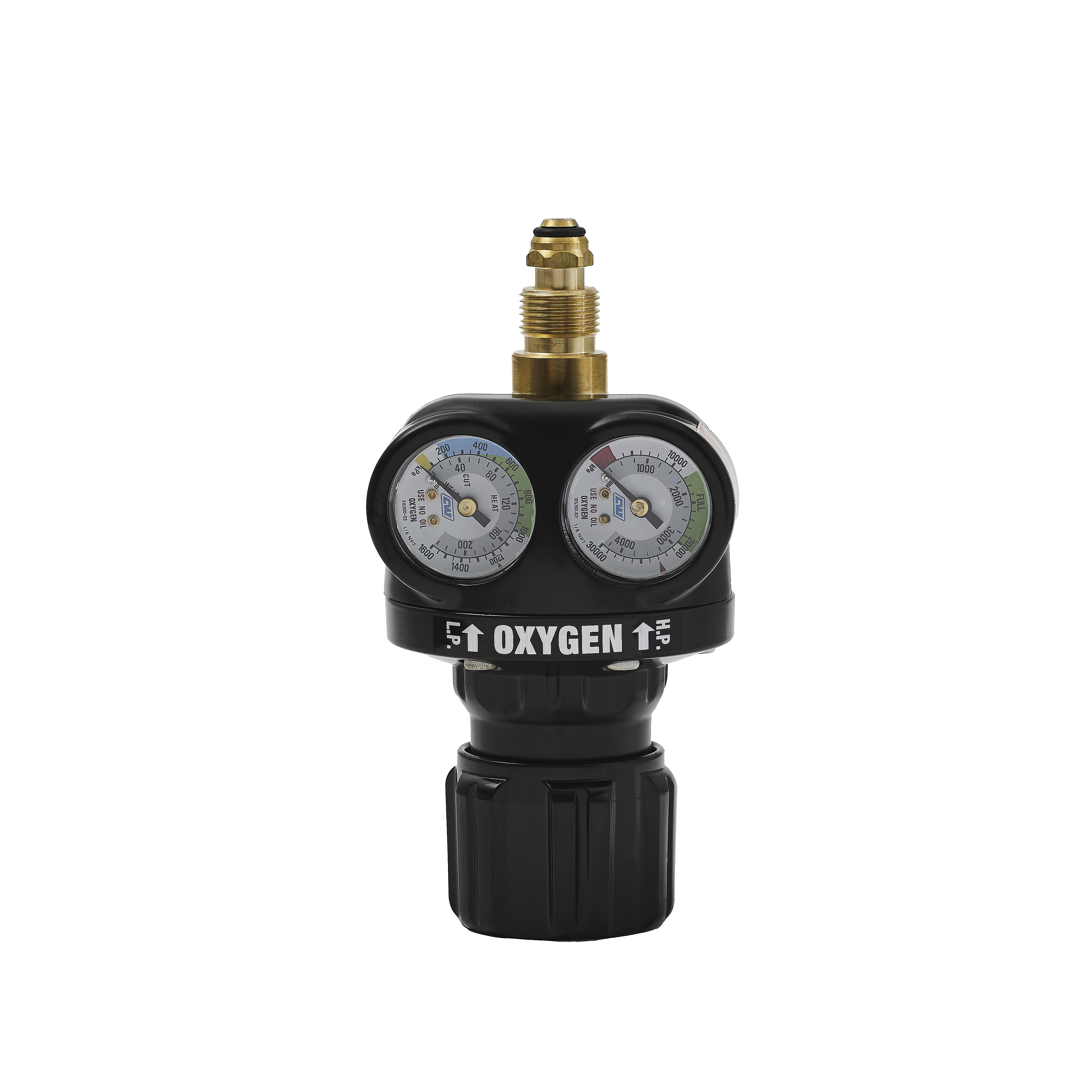 COMET EDGE ESS4 Oxygen Regulator with GasGuard, Side Inlet, 1000kPa