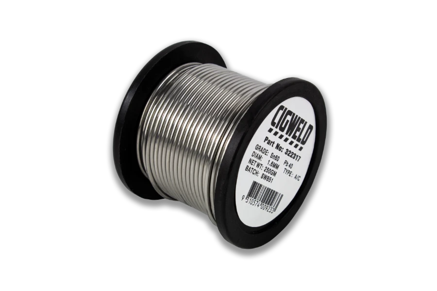 Cigweld Comweld 50/50 Solder - Solder Rod - 1.6mm, 250g (Acid — image 2