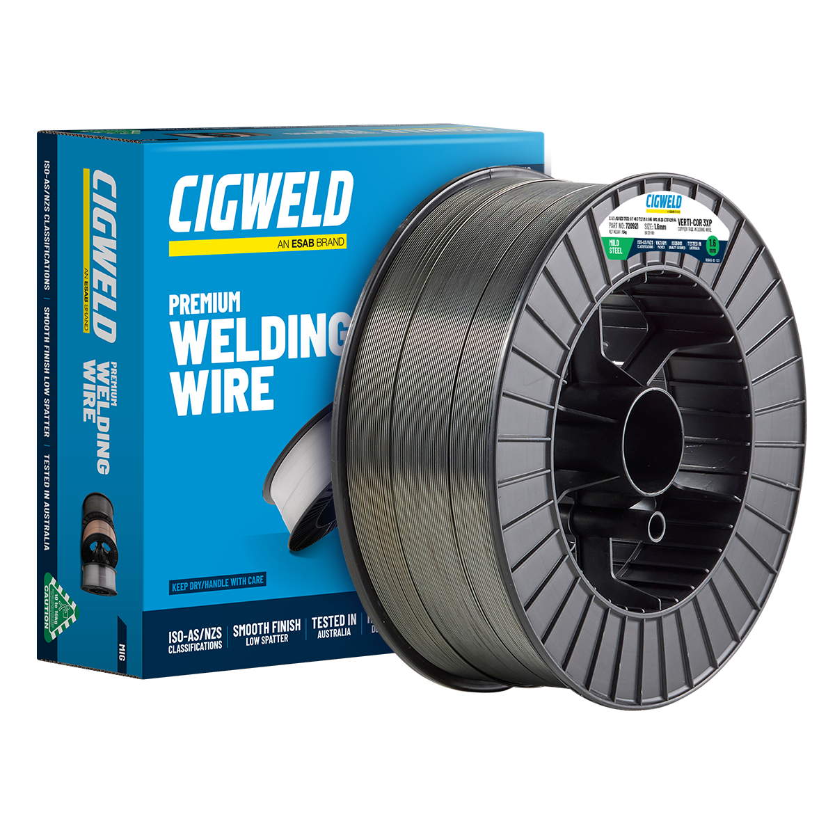 Cigweld Verti-Cor 3XP (E71T1/12-C/M H8) - FCAW - 1.2mm, 15kg — image 2