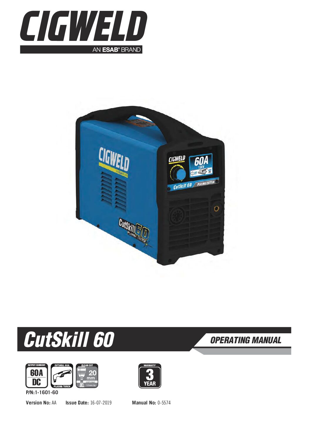 thumbnail image 2 of Cigweld Plasma Cutter Consumable Kit For EasyCut 35A - Torch Tip & Electrodes (335000) 2 of 2