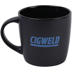 Ceramic Coffee Mug Black/Blue