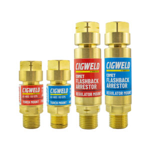 Comet Flashback Arrestor 4-Pack - Regulator and Torch Mount Set