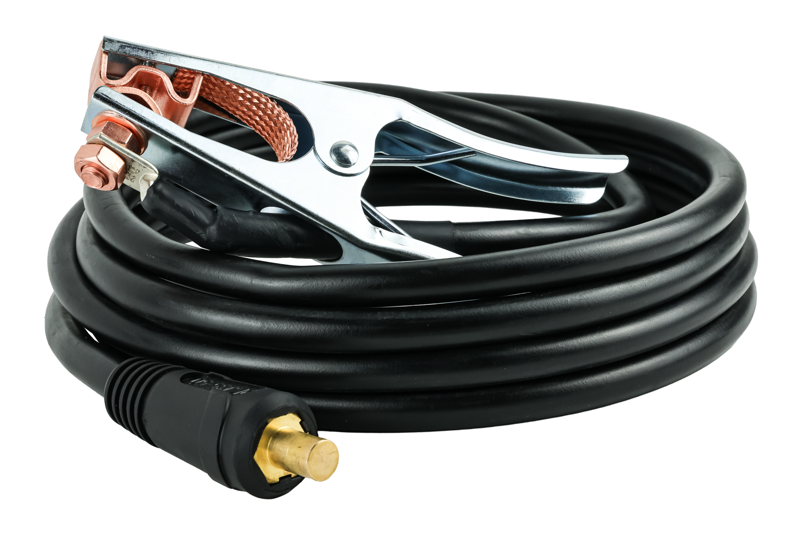 CIGWELD FLX Welding Work Lead with Earth Clamp, Pure Copper, 50mm DINSE, 5m, 35mm² Cable