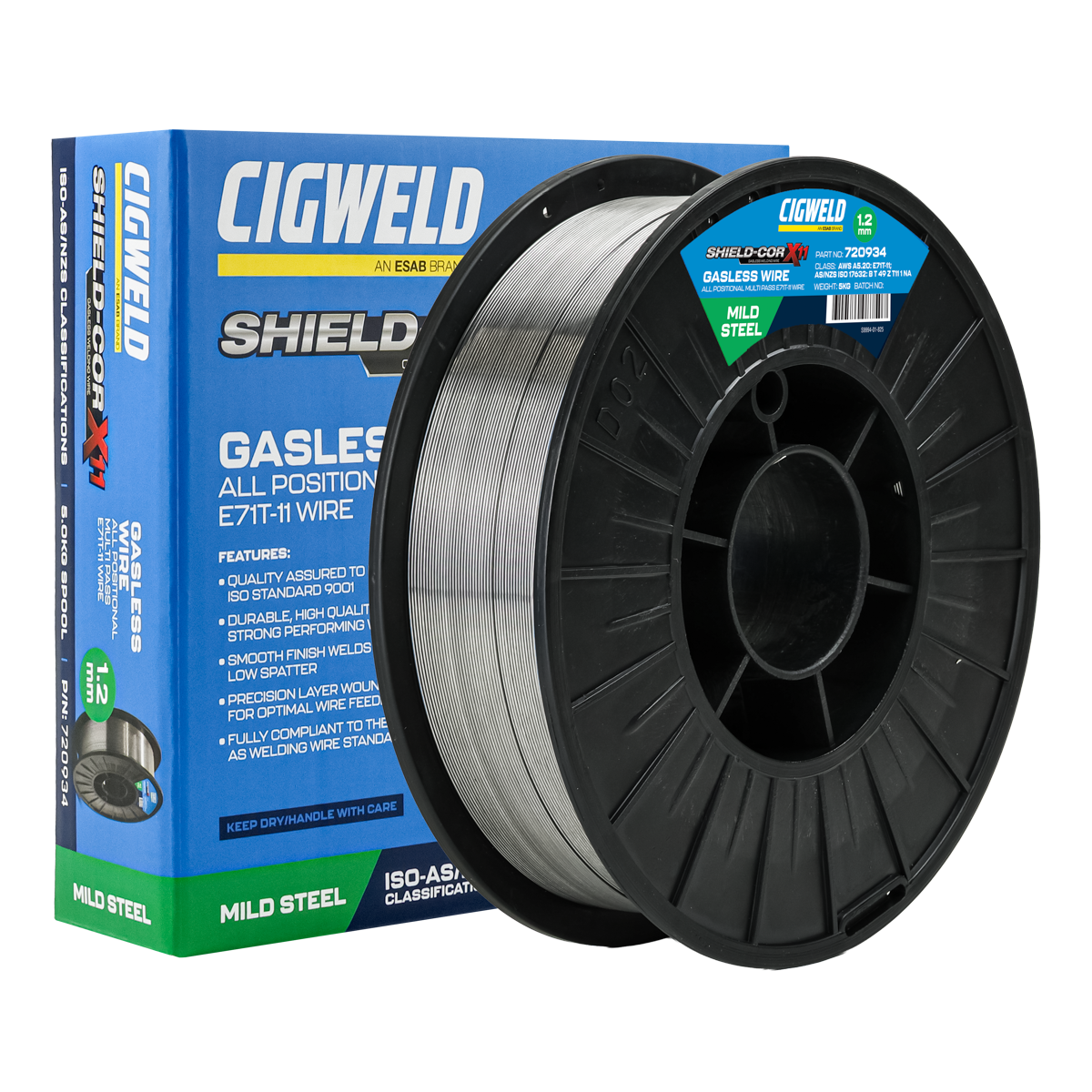 Cigweld Shield-Cor X11 Gasless Welding Wire - 1.2mm, 5kg — image 2