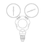 Cutskill argon regulator/flowmeter