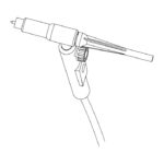 TIG torch SR-B 26 type with flexible neck and potentiometer 4m (13 ft)