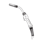 CMG16DL MIG Gun (2m, hardwired) 