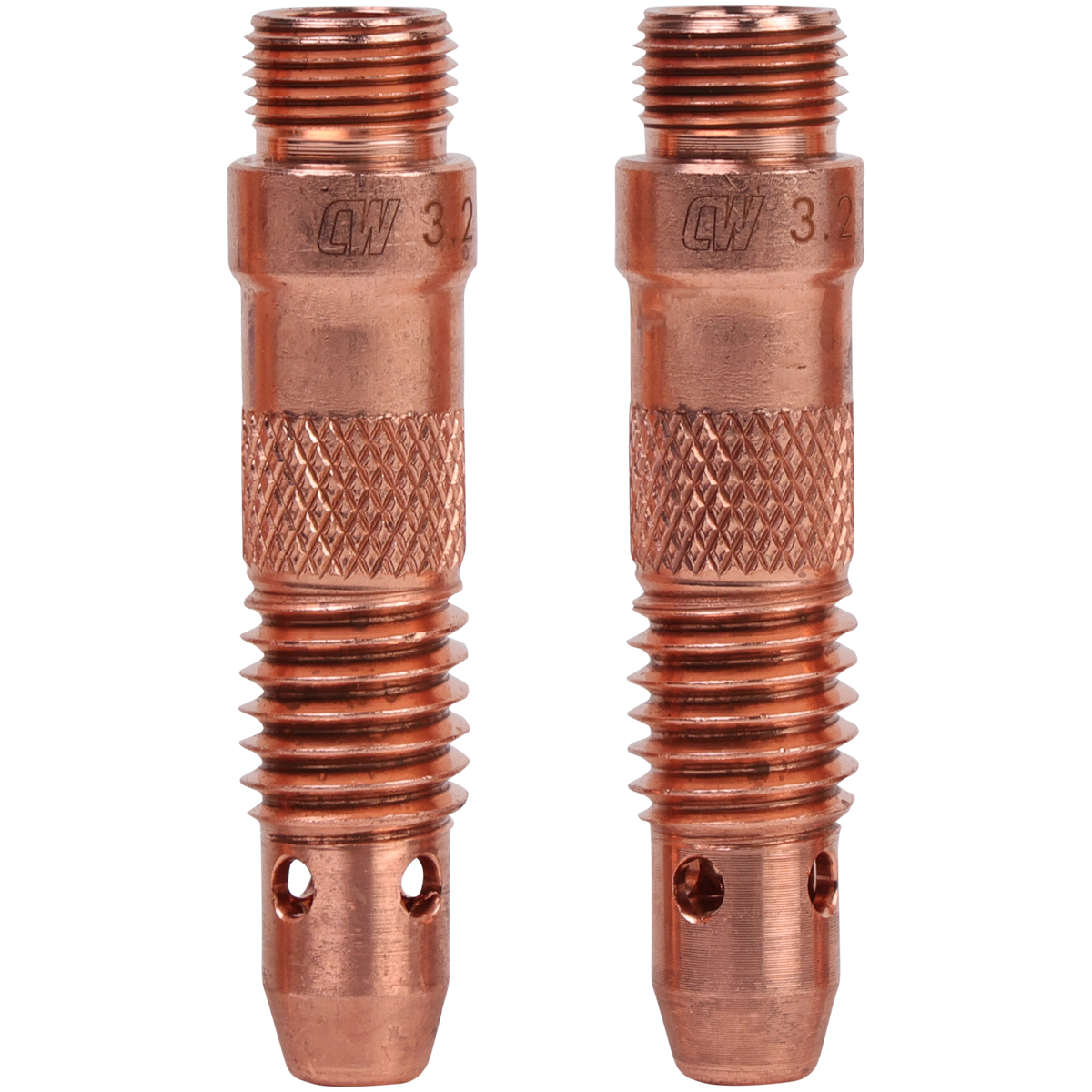 CIGWELD Dimex Copper Collet Body for 17/18/26 Series TIG Torches, 3.2mm, 2 Pack