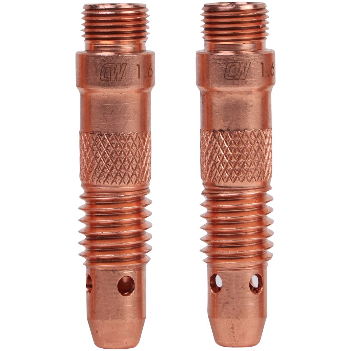CIGWELD Dimex Copper Collet Body for 17/18/26 Series TIG Torches, 1.6mm, 2 Pack