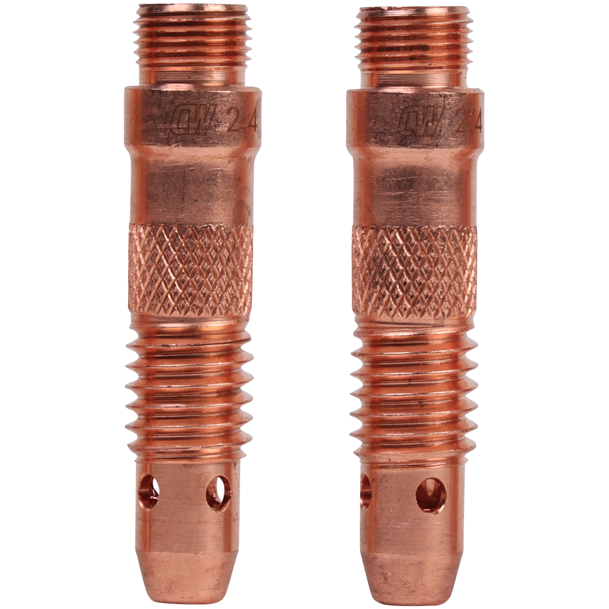 CIGWELD Dimex Copper Collet Body for 17/18/26 Series TIG Torches, 2.4mm, 2 Pack