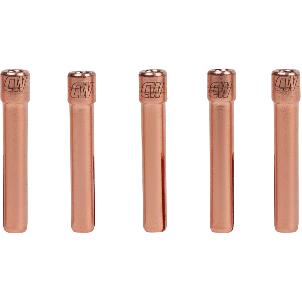 CIGWELD Dimex Copper TIG Collets for 9/20 Series Torches, 2.4mm, 5 Pack
