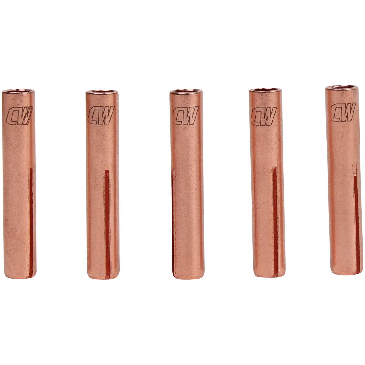 CIGWELD Dimex Copper TIG Collets for 9/20 Series Torches, 3.2mm, 5 Pack