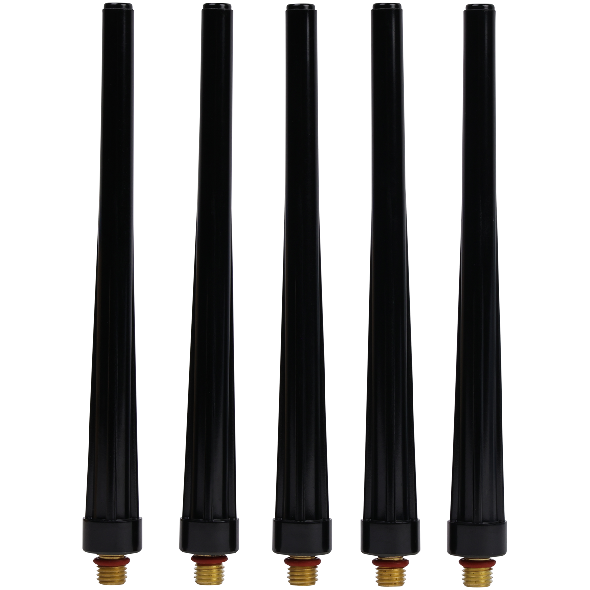 CIGWELD Dimex TIG Torch Back Cap for 9/20 Series, Long, 5 Pack