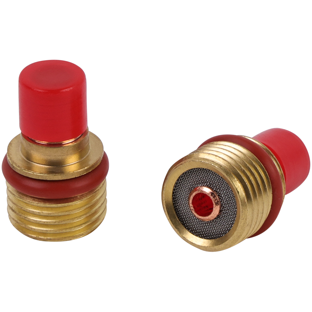 CIGWELD Dimex Quartz Gas Lens Collet Body for 9/20 Series TIG Torches, 2 Pack, 3.2mm