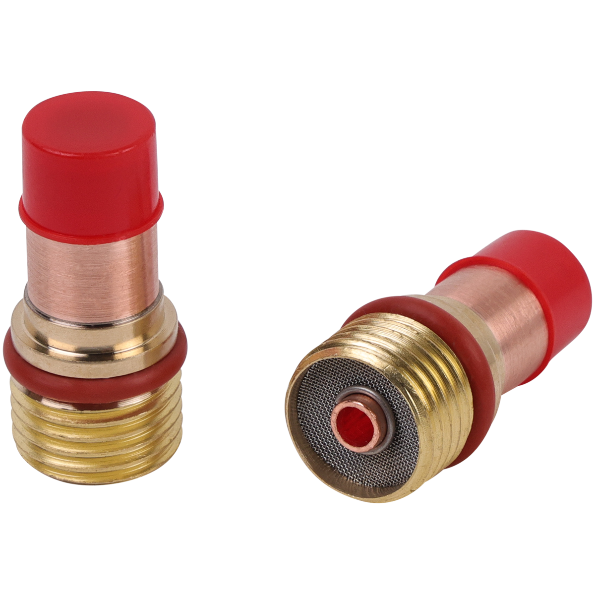 CIGWELD Dimex Quartz Gas Lens Collet Body for 17/18/26 Series TIG Torches, 2 Pack, 3.2mm