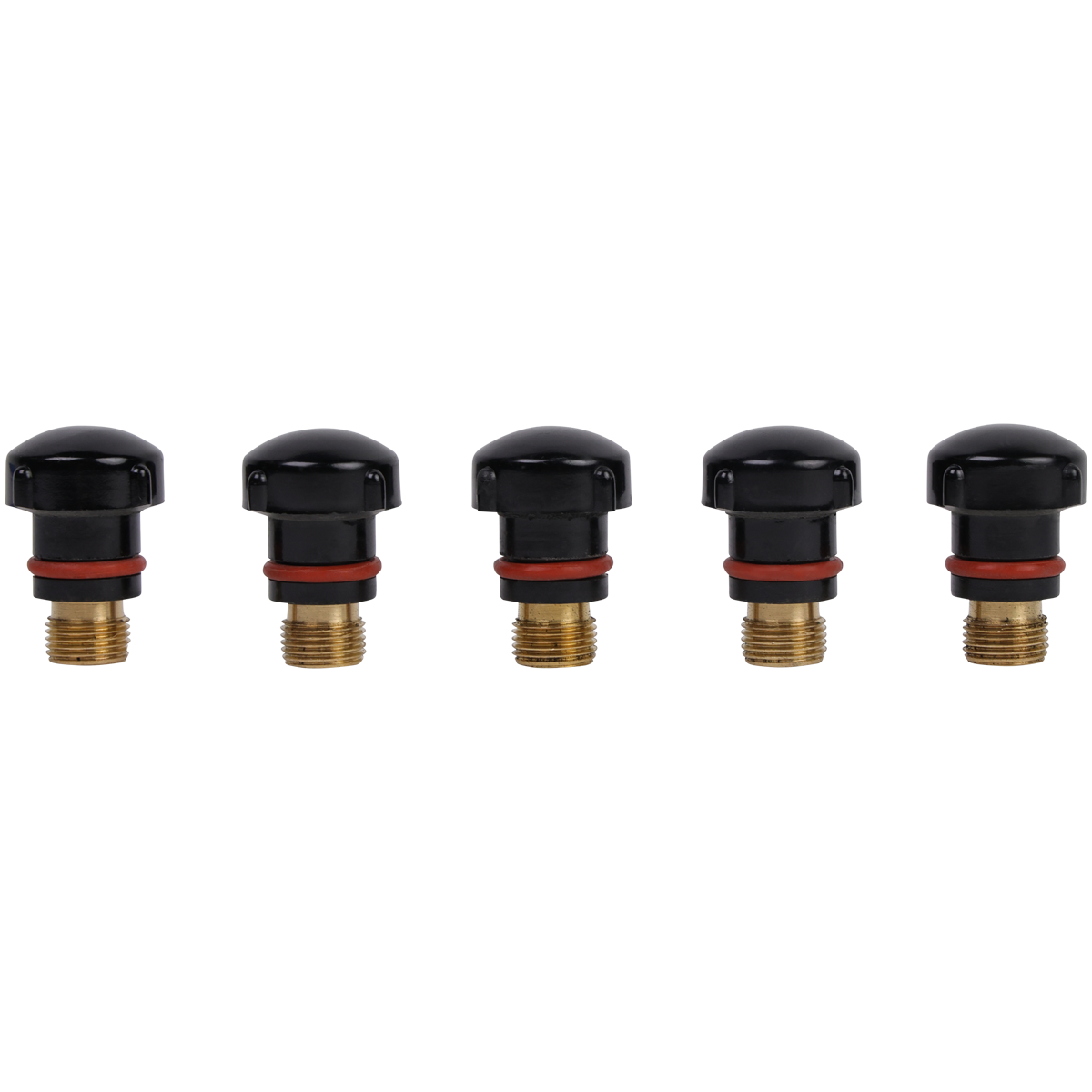 CIGWELD Dimex TIG Torch Back Cap for 17/18/26 Series, Short, 5 Pack