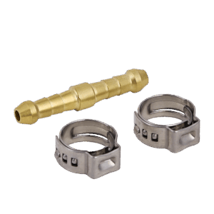 BlueJet Hose Connector with Clips, (5mm - 5mm)