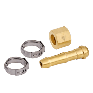 BlueJet Hose Connection Kit with Clips LH, (10mm)