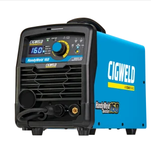 HANDYWELD MIG 160 - Stick, MIG Gas & Gasless w/ Plate Thickness - 240V 10A