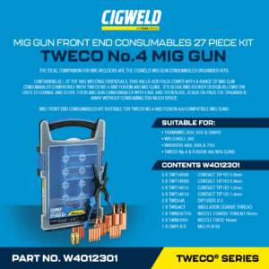 MIG Front End  Consumables Kit Tweco #4 - 27 Piece Kit